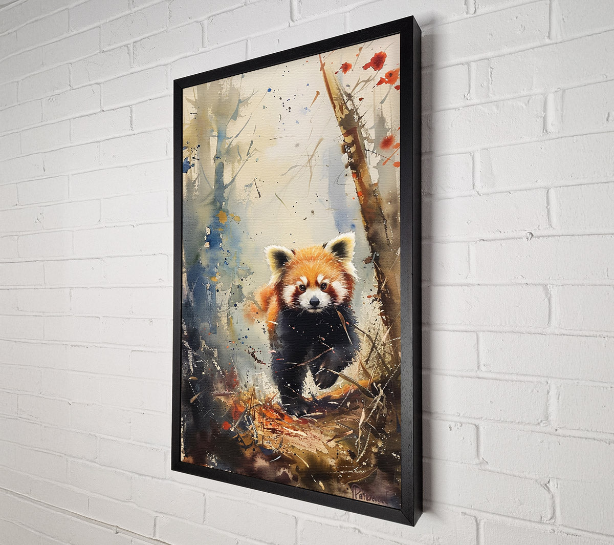 Rust-Colored Wanderer Canvas Wall Art