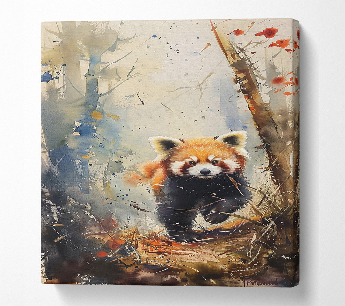 Rust-Colored Wanderer Canvas Wall Art