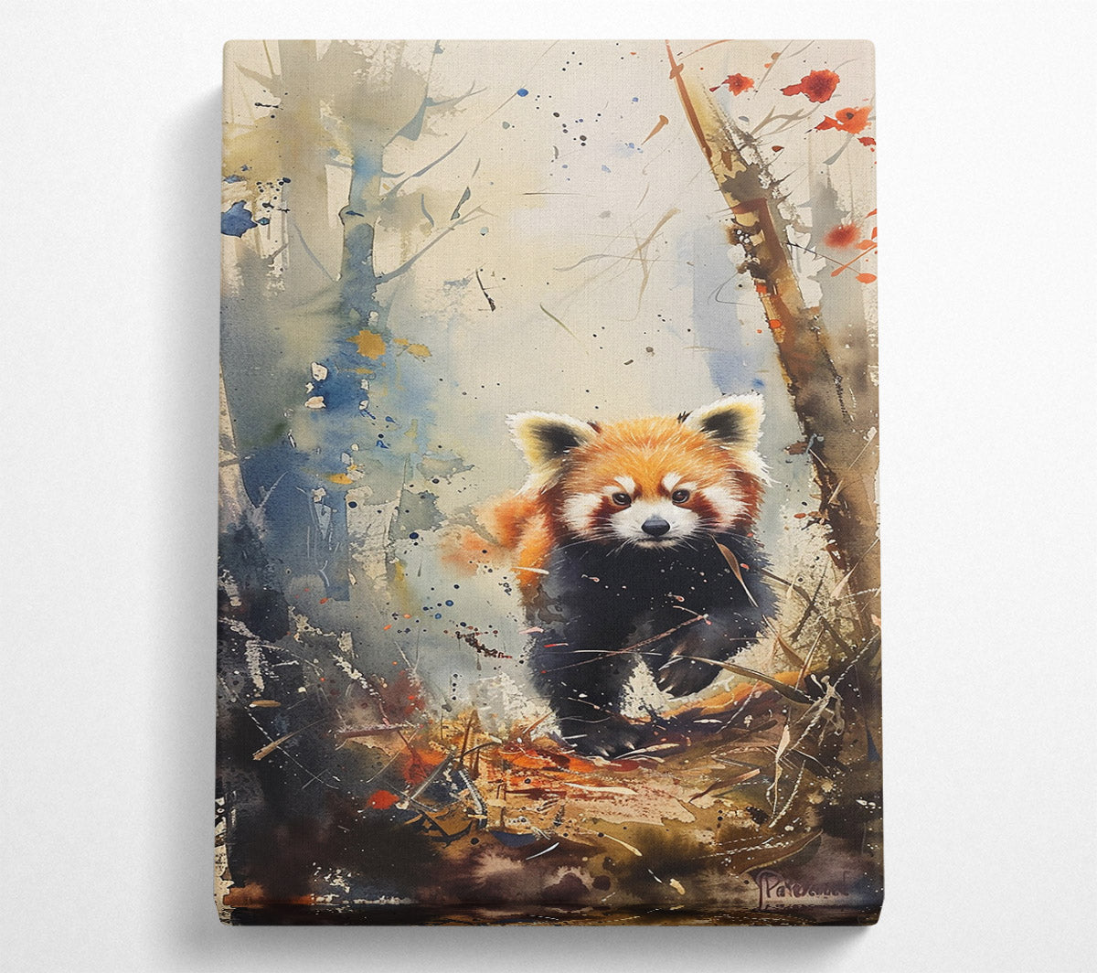 Rust-Colored Wanderer Canvas Wall Art