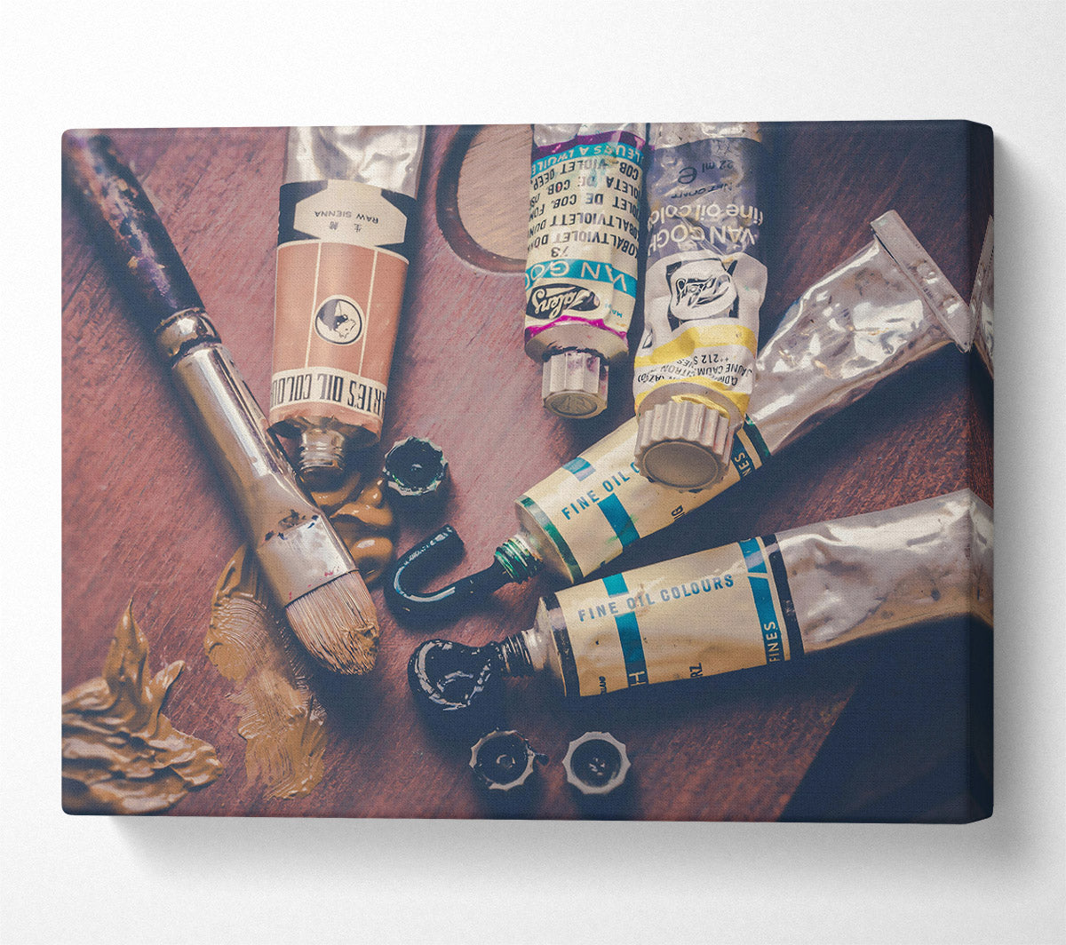The Yellow Palette Canvas Wall Art