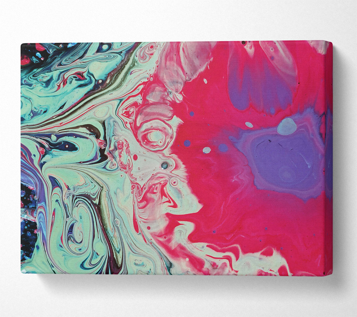 Pink Swirls And Dreams Canvas Wall Art