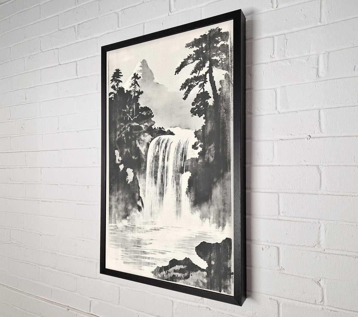 White Water Cascade Canvas Wall Art