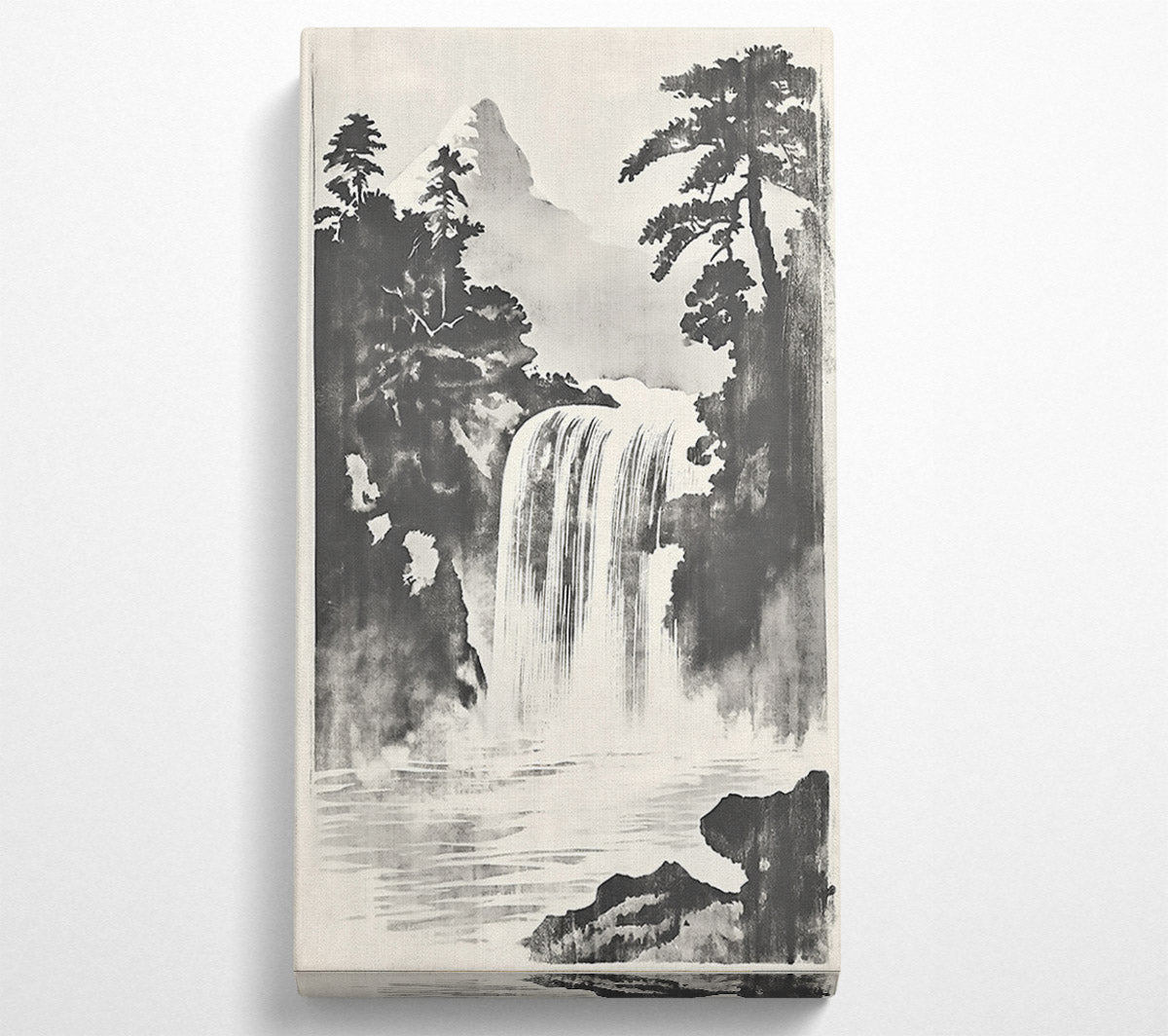 White Water Cascade Canvas Wall Art