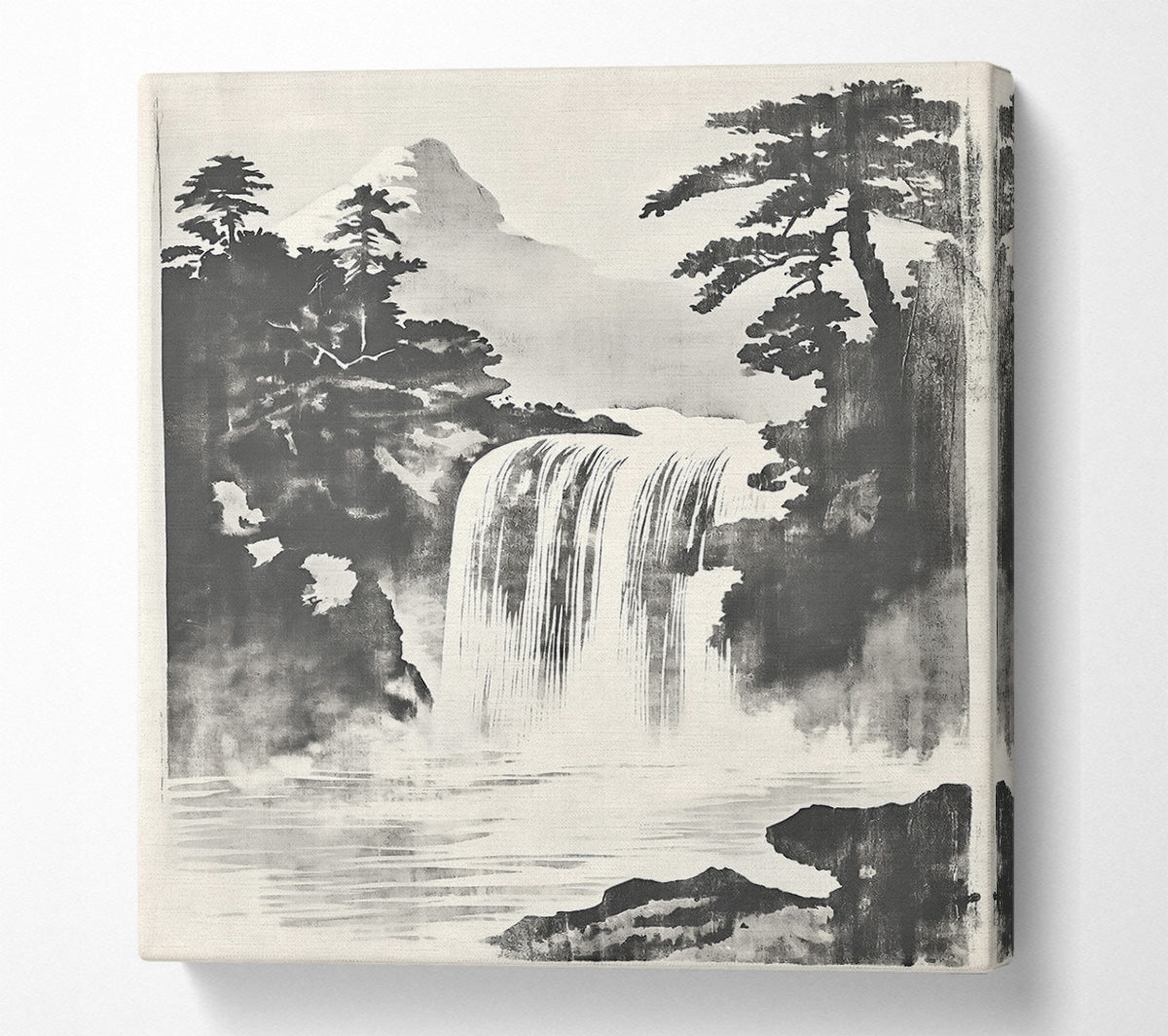 White Water Cascade Canvas Wall Art