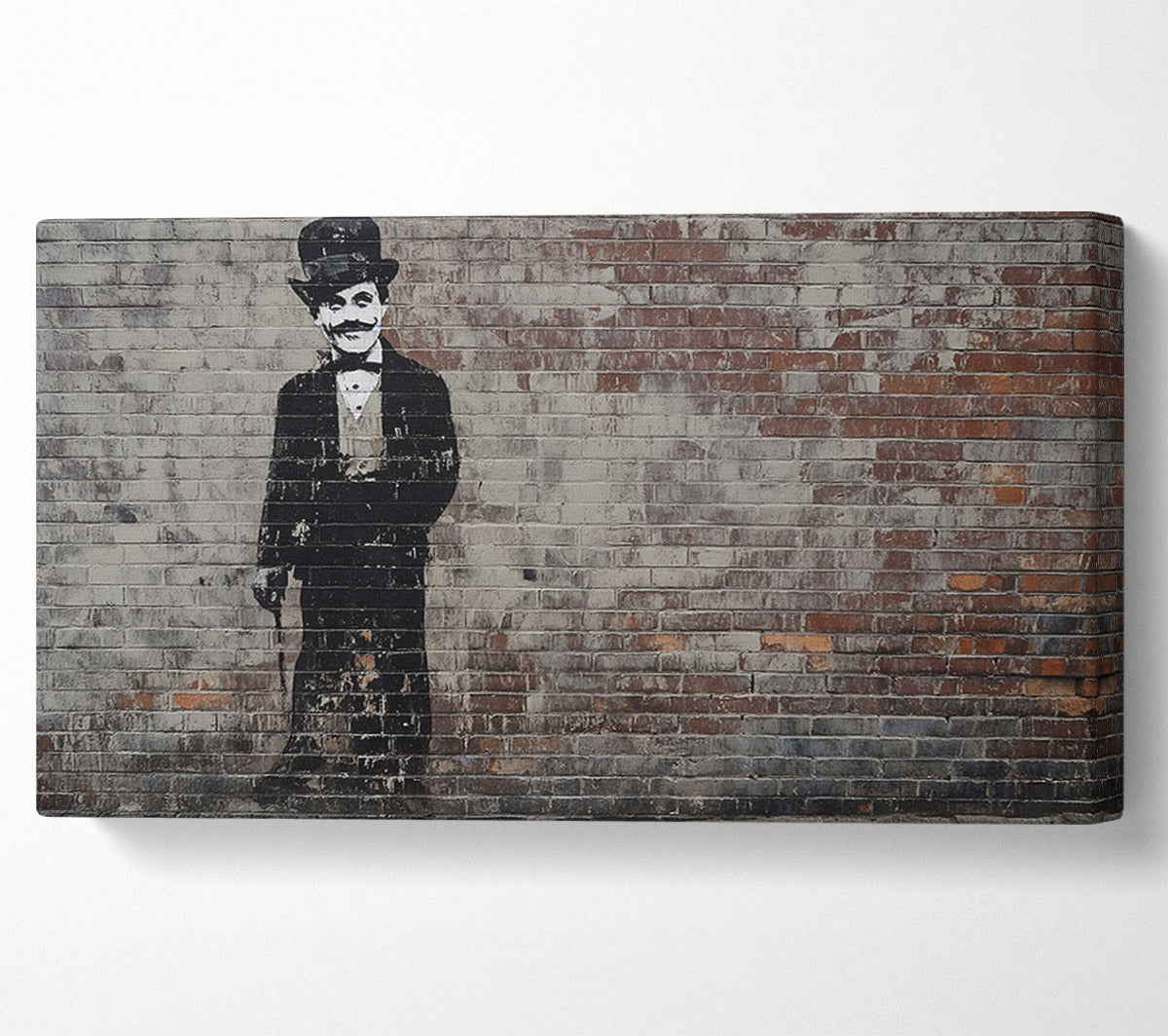 Charlie Chaplin Graffiti Canvas Art