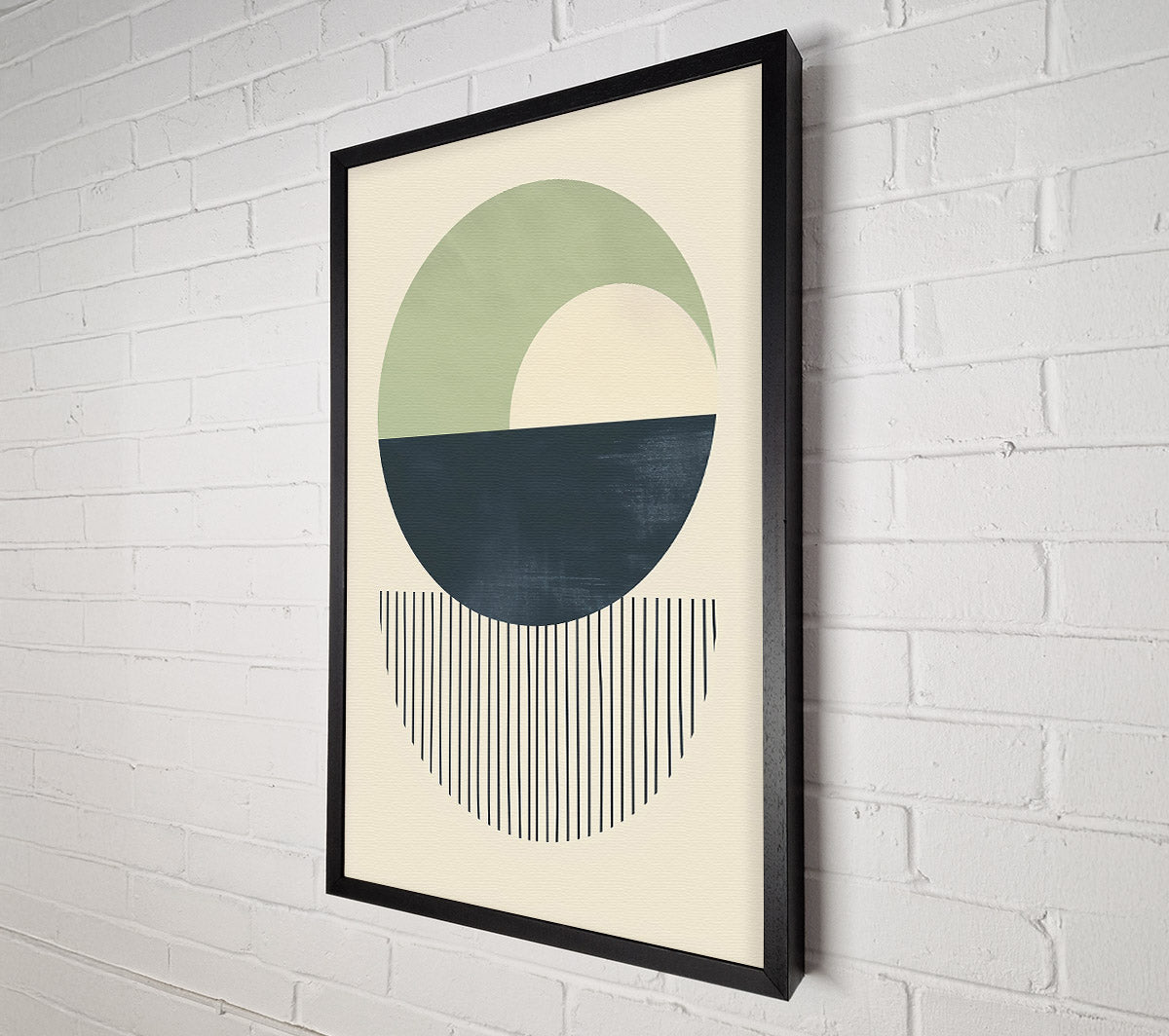 Sage Green Horizon Canvas Wall Art