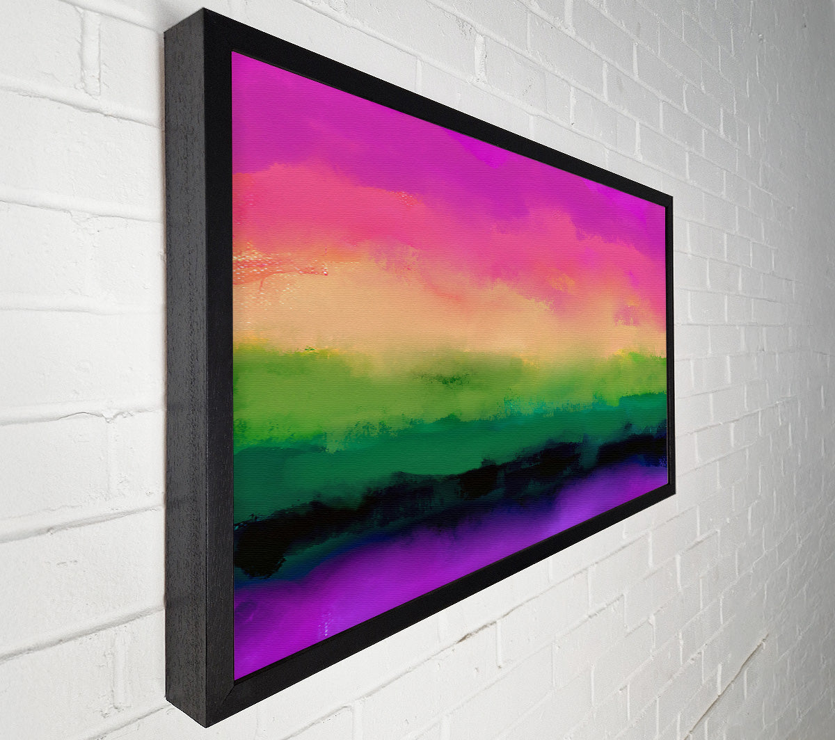 Purple Sky Horizon Canvas Print