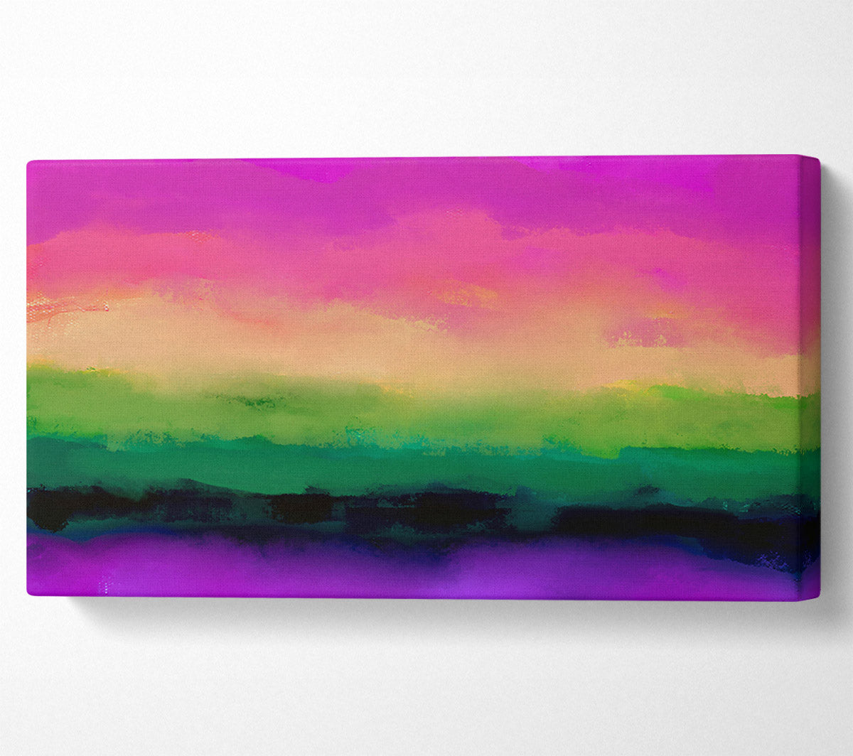 Purple Sky Horizon Canvas Print
