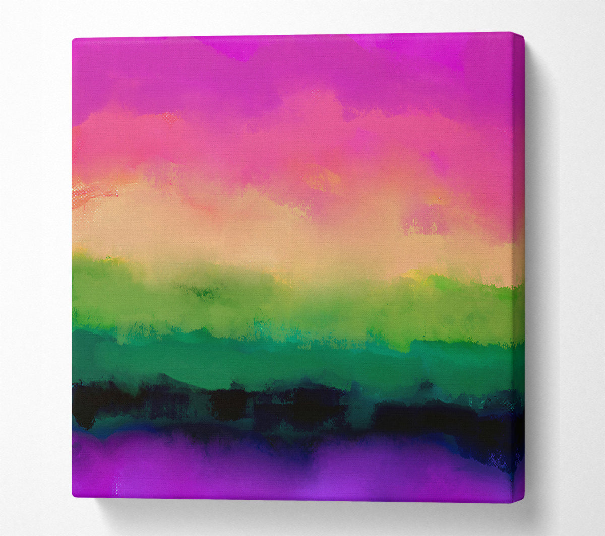 Purple Sky Horizon Canvas Print