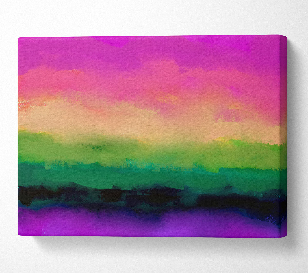 Purple Sky Horizon Canvas Print