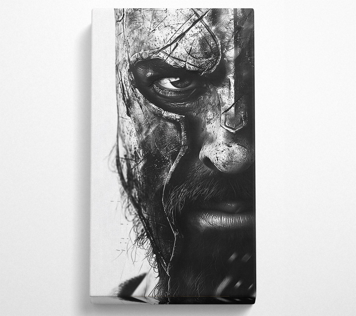 The Grey Gaze Canvas Wall Art