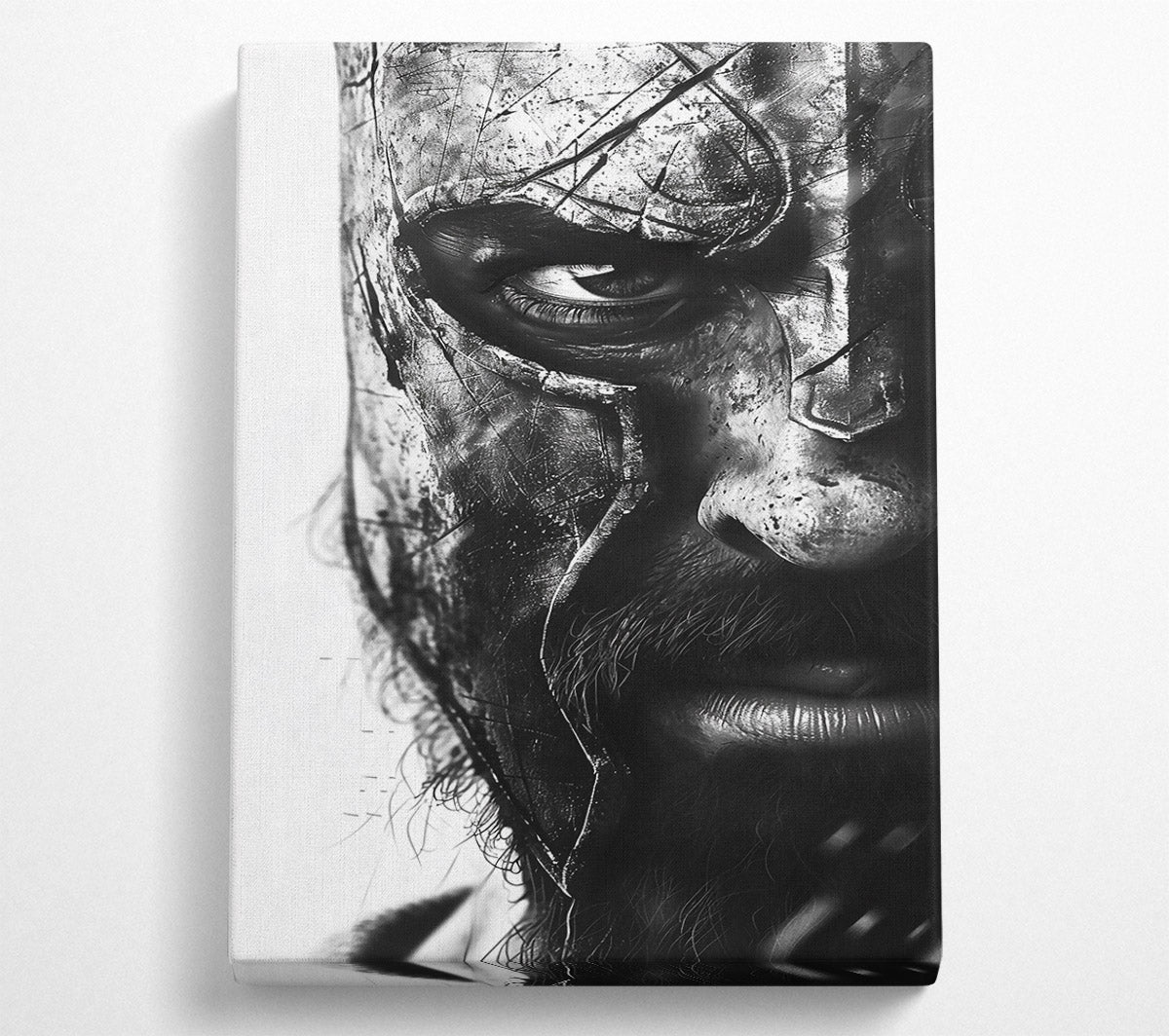 The Grey Gaze Canvas Wall Art