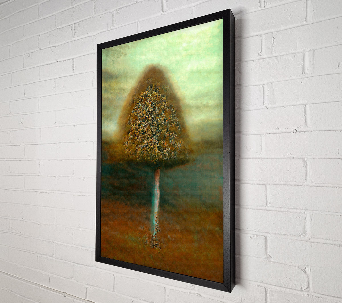 Teal Tree Dreamscape Canvas Wall Art