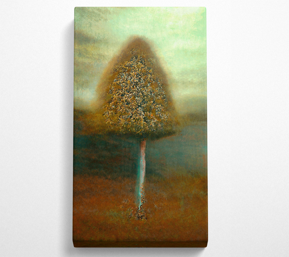 Teal Tree Dreamscape Canvas Wall Art