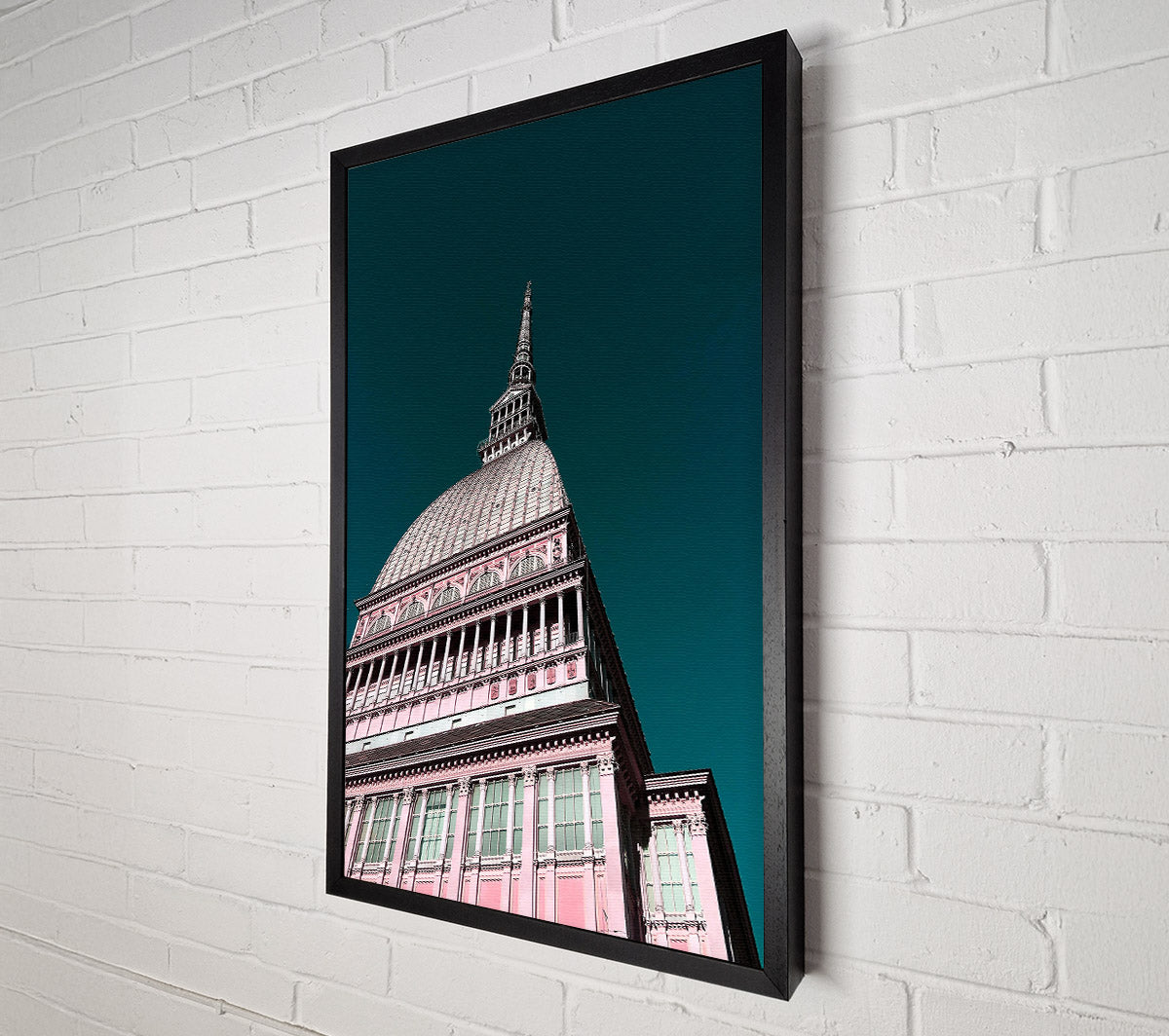 Pink Italian Spire Canvas Wall Art