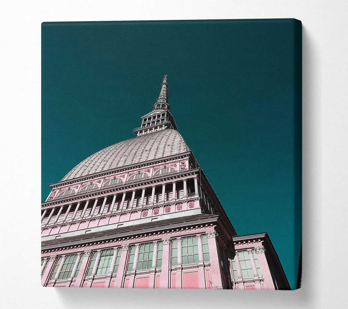 Pink Italian Spire Canvas Wall Art