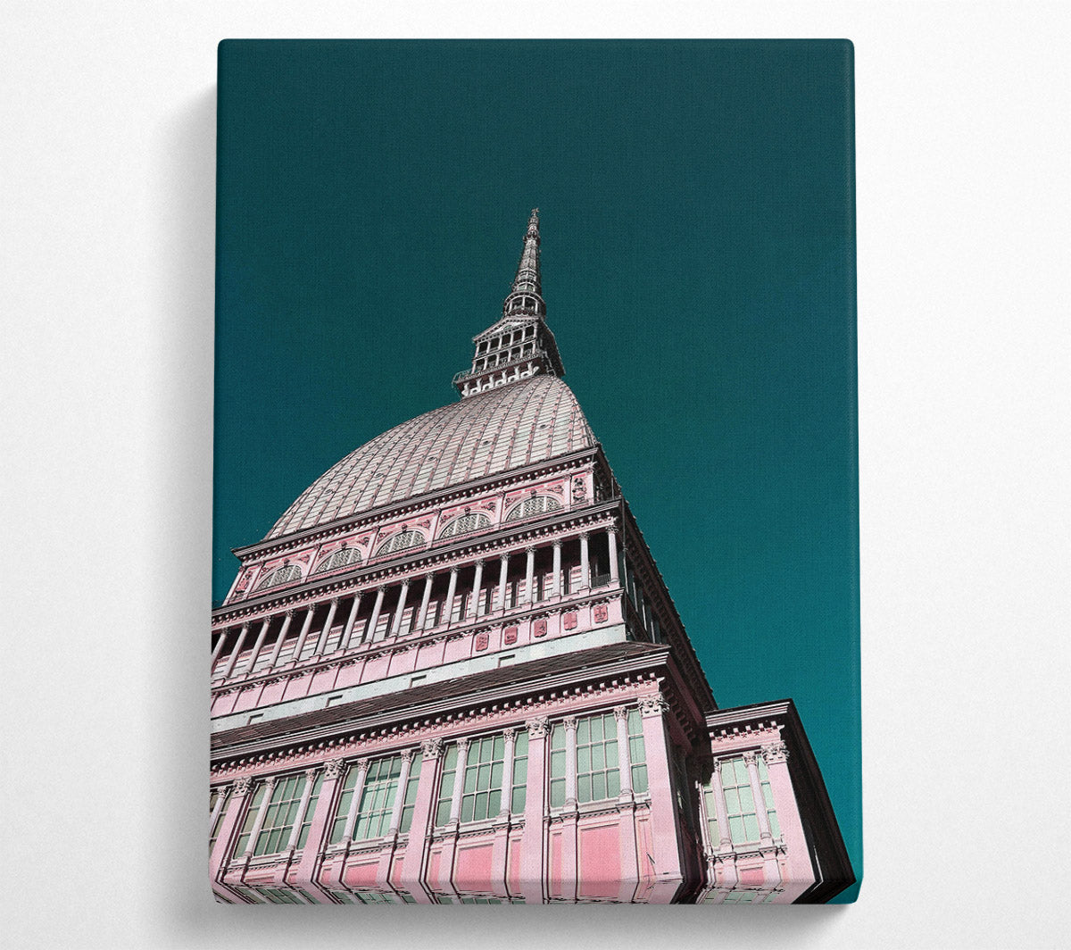 Pink Italian Spire Canvas Wall Art
