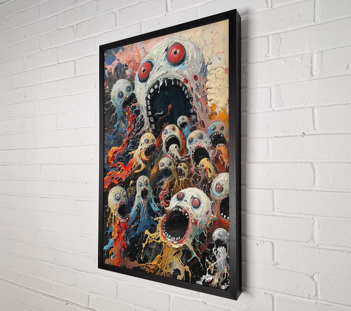 The Yellow Scream Canvas Wall Art