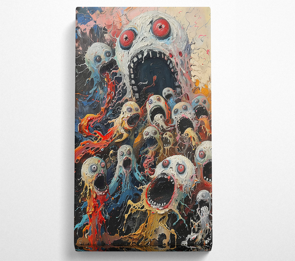 The Yellow Scream Canvas Wall Art