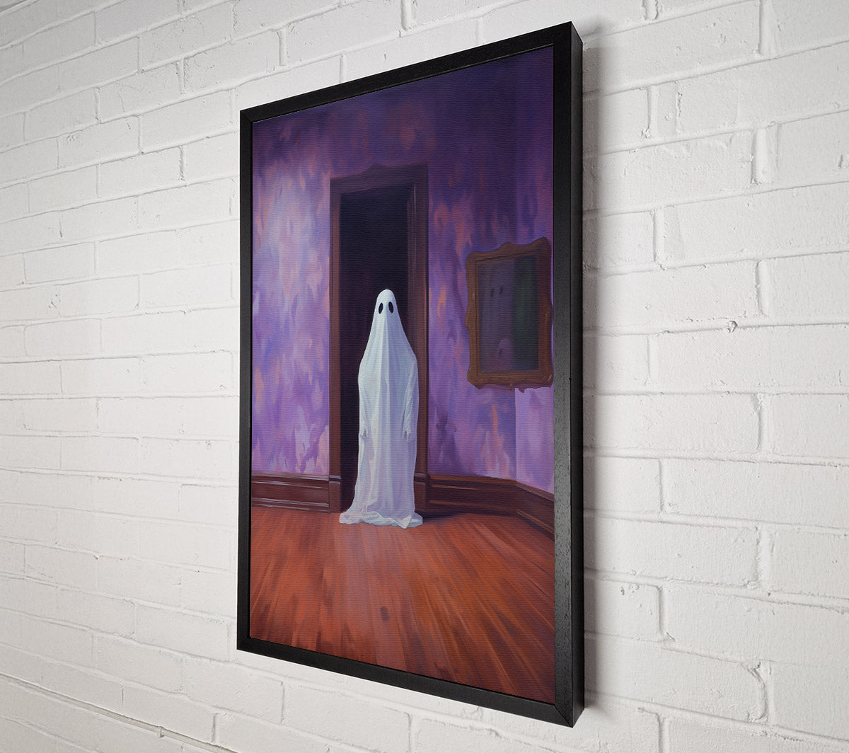 Purple Room Ghost Canvas Wall Art