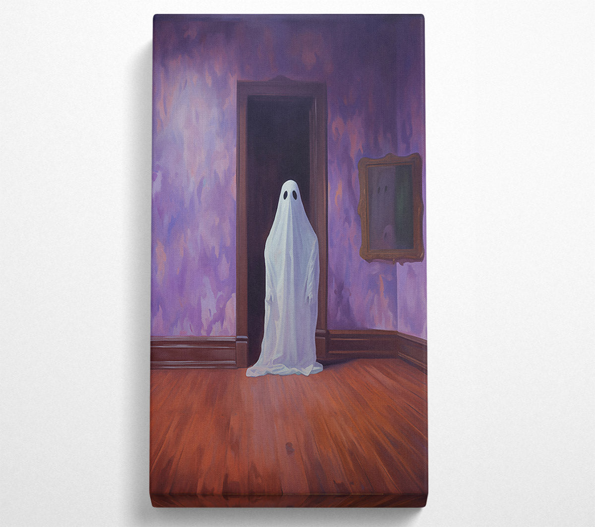 Purple Room Ghost Canvas Wall Art