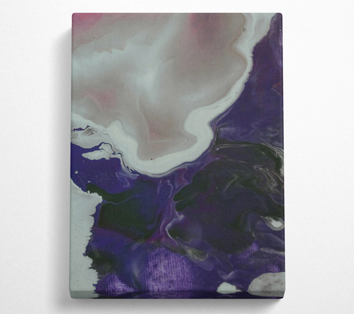 Purple Swirling Dreams Canvas Wall Art