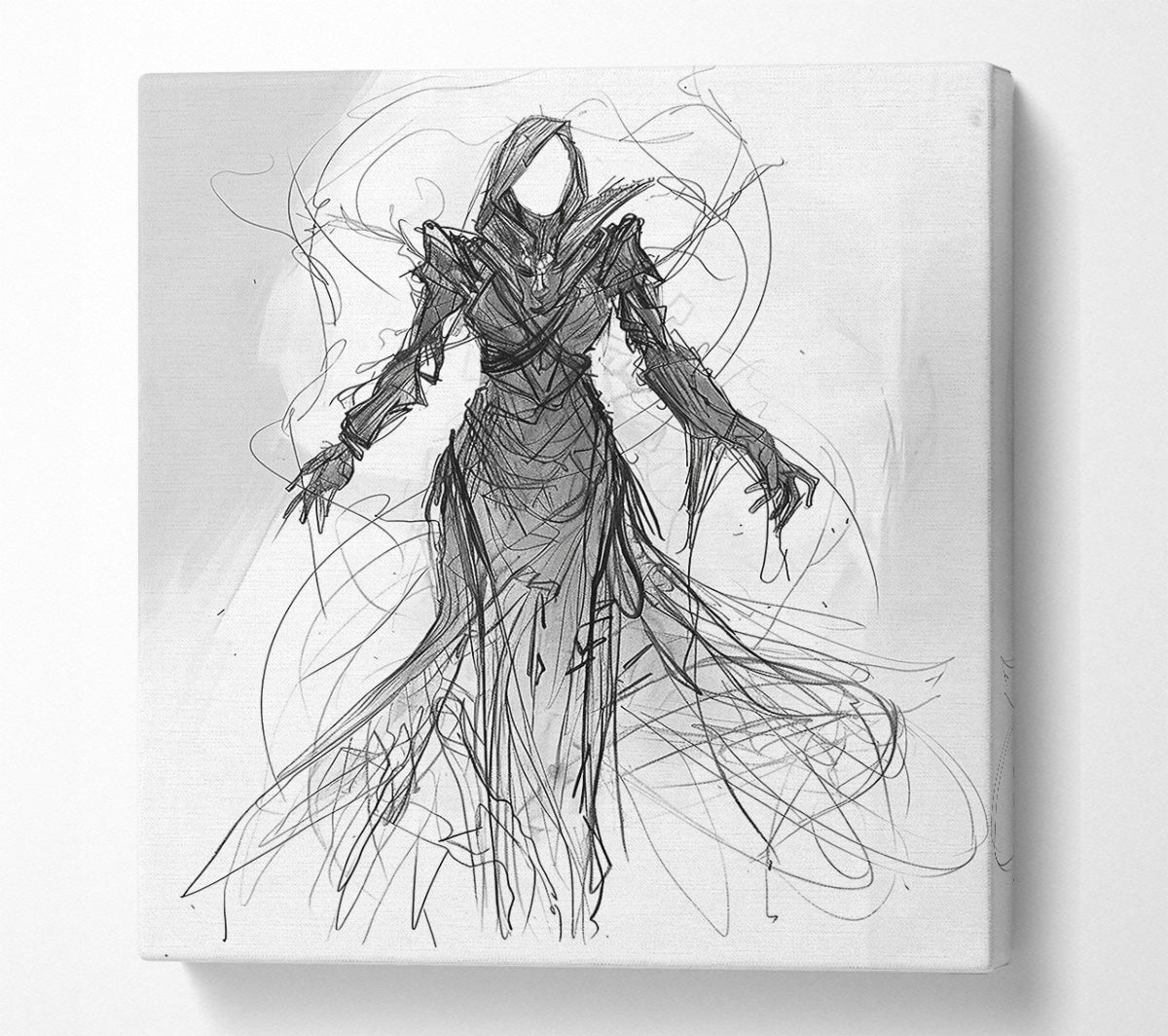 The Grey Phantom Canvas Wall Art
