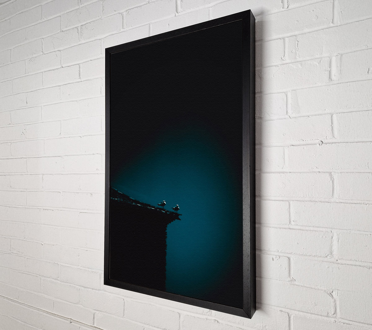 Teal Night Watch Canvas Wall Art