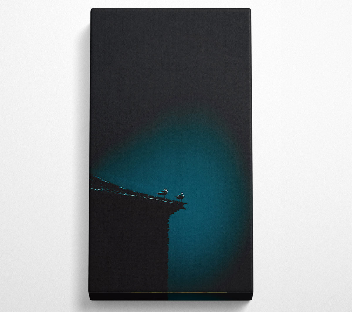 Teal Night Watch Canvas Wall Art