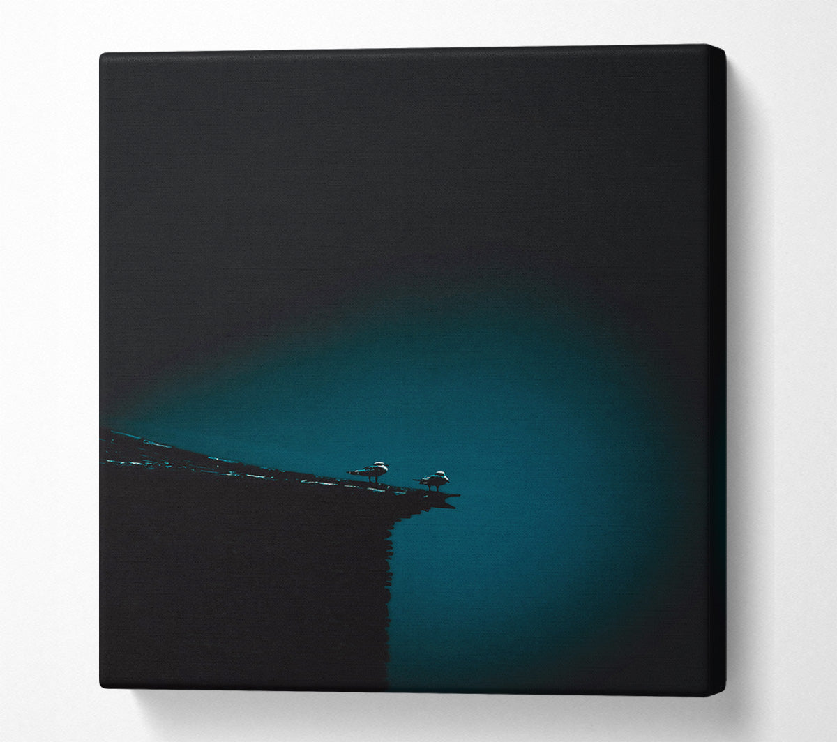 Teal Night Watch Canvas Wall Art