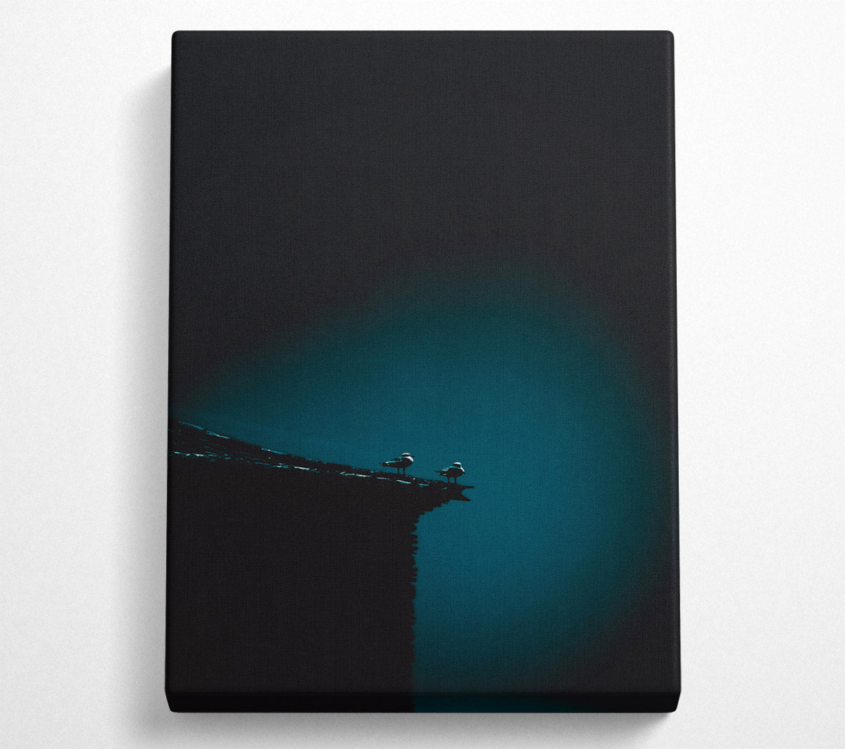 Teal Night Watch Canvas Wall Art