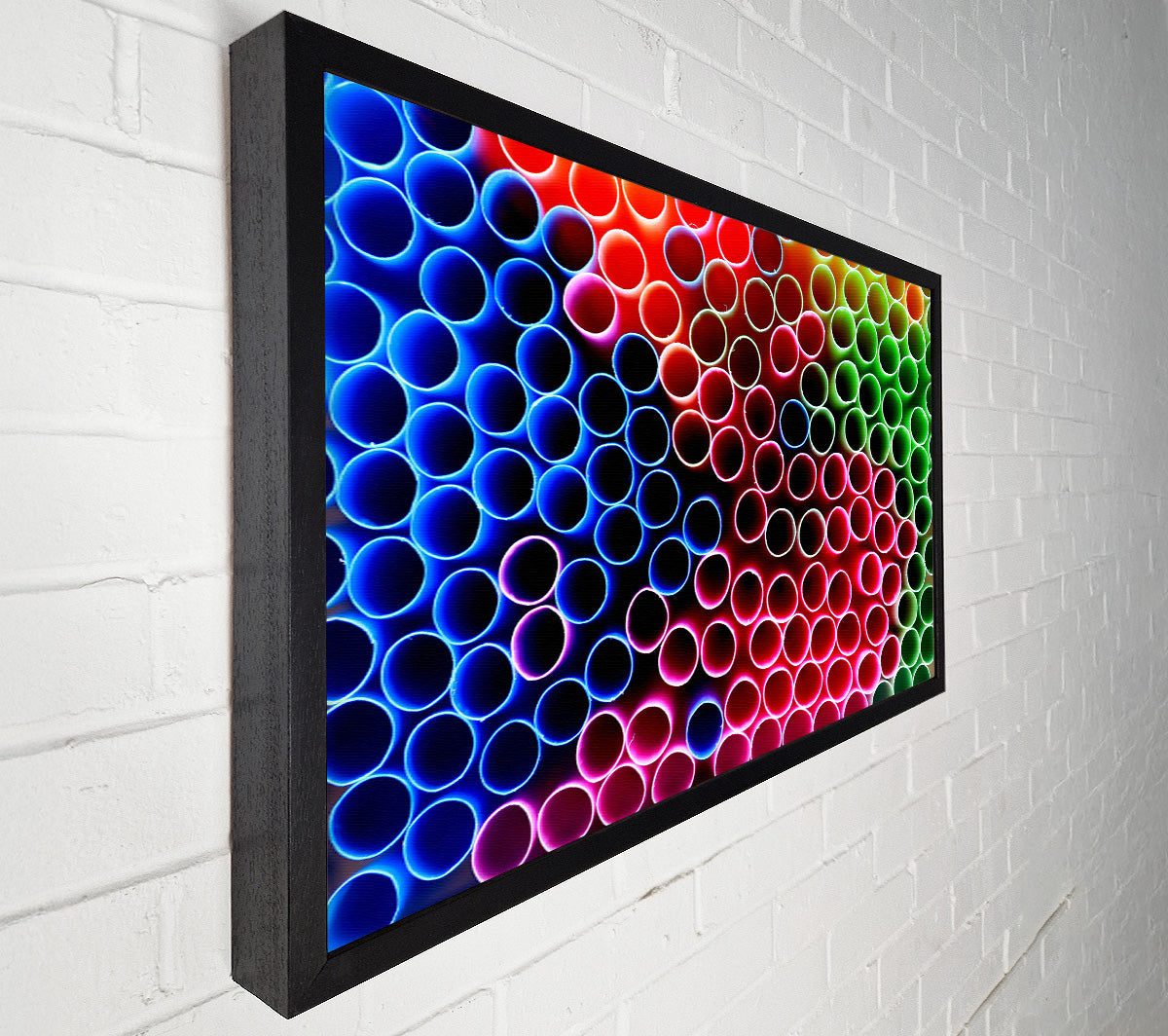 Pink Circular Symphony Canvas Wall Art