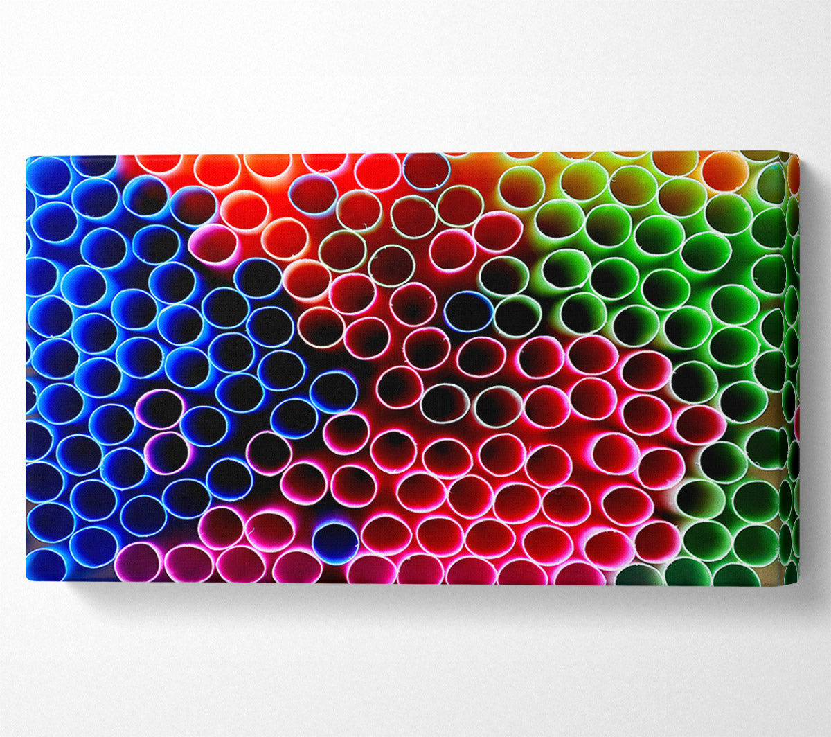 Pink Circular Symphony Canvas Wall Art