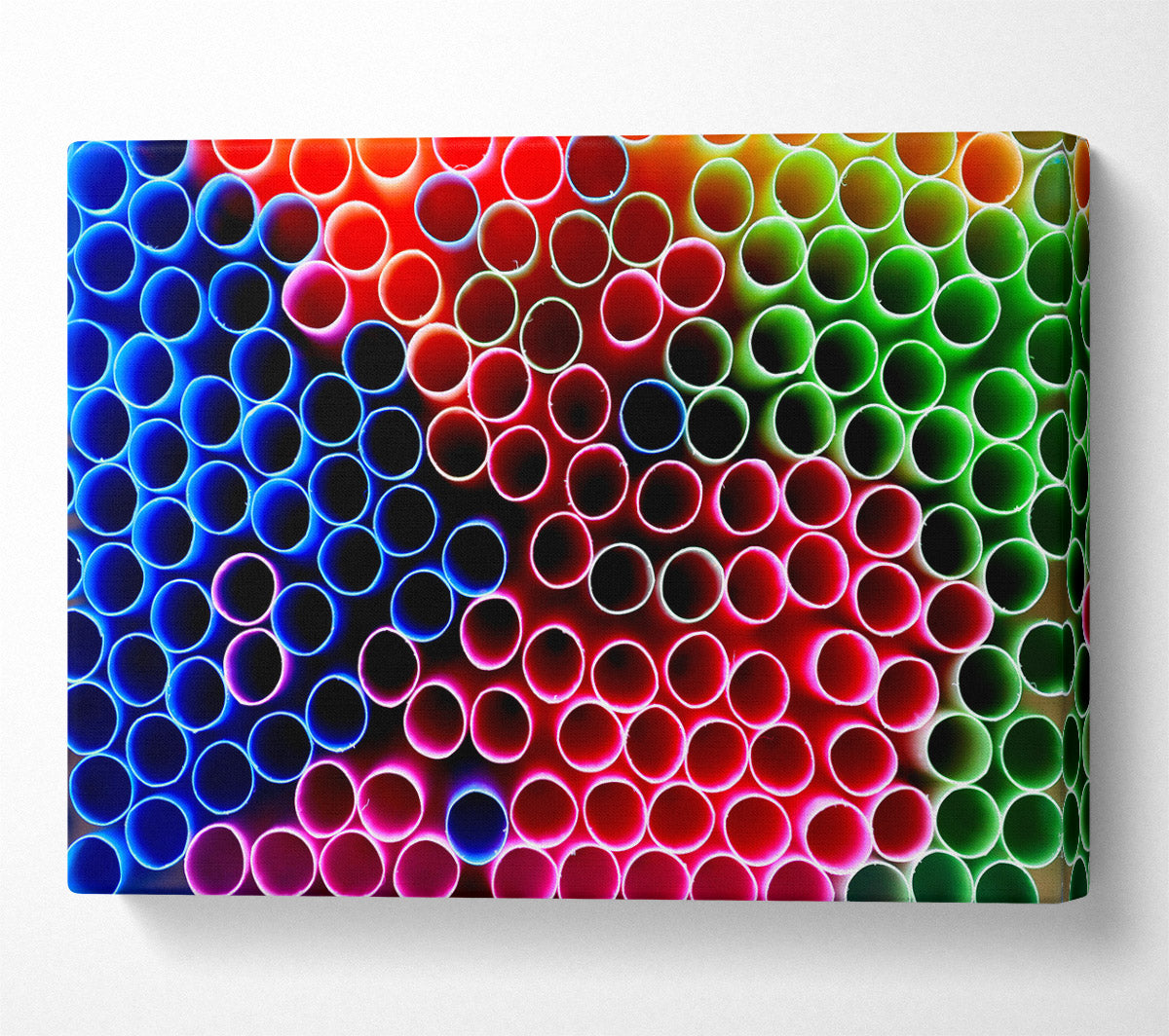 Pink Circular Symphony Canvas Wall Art