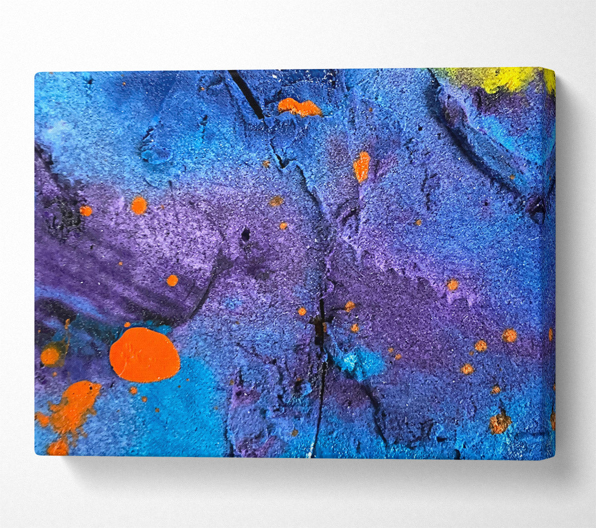 Blue Cosmic Burst Canvas Art