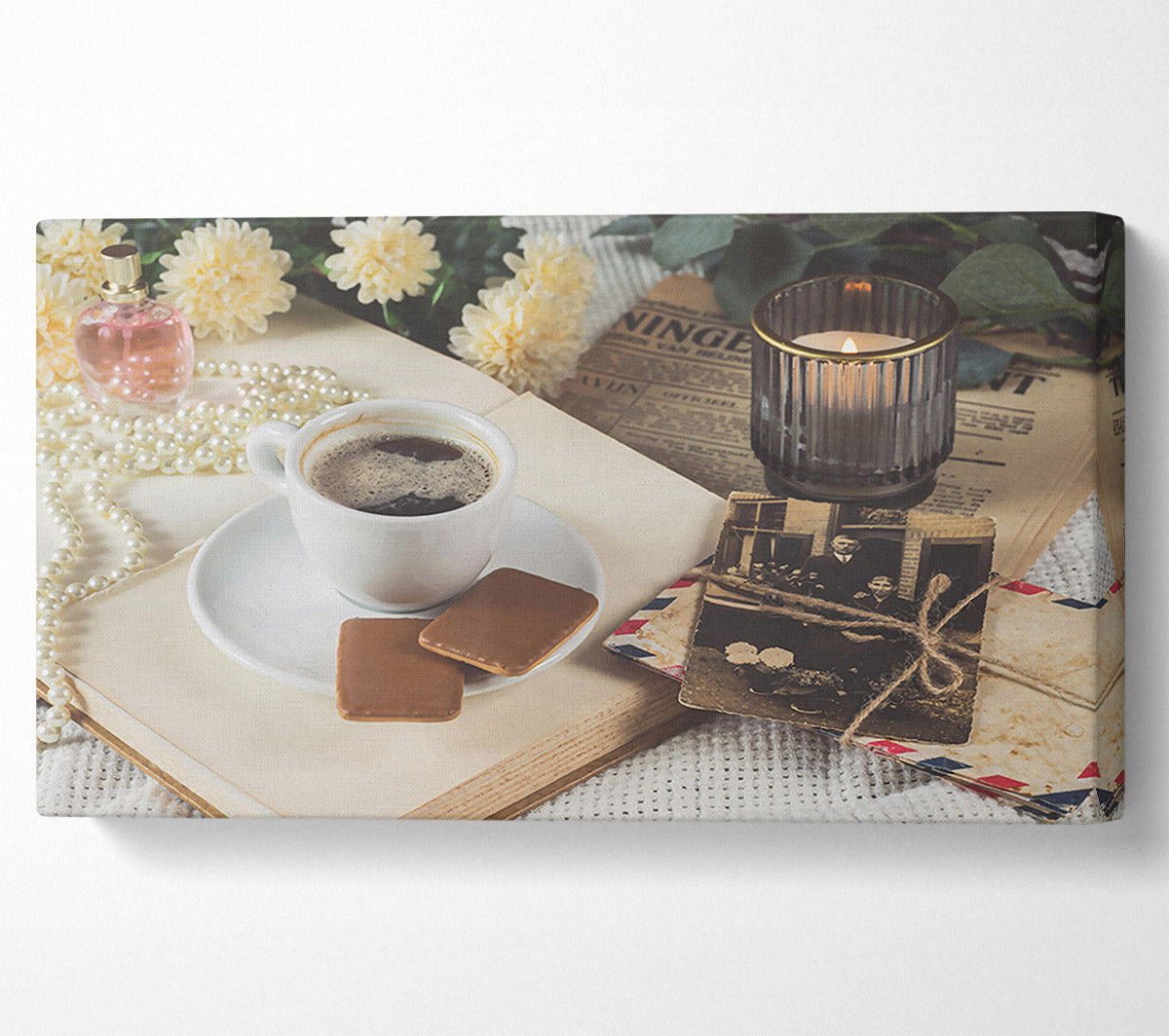 Warm Brown Memories Canvas Wall Art
