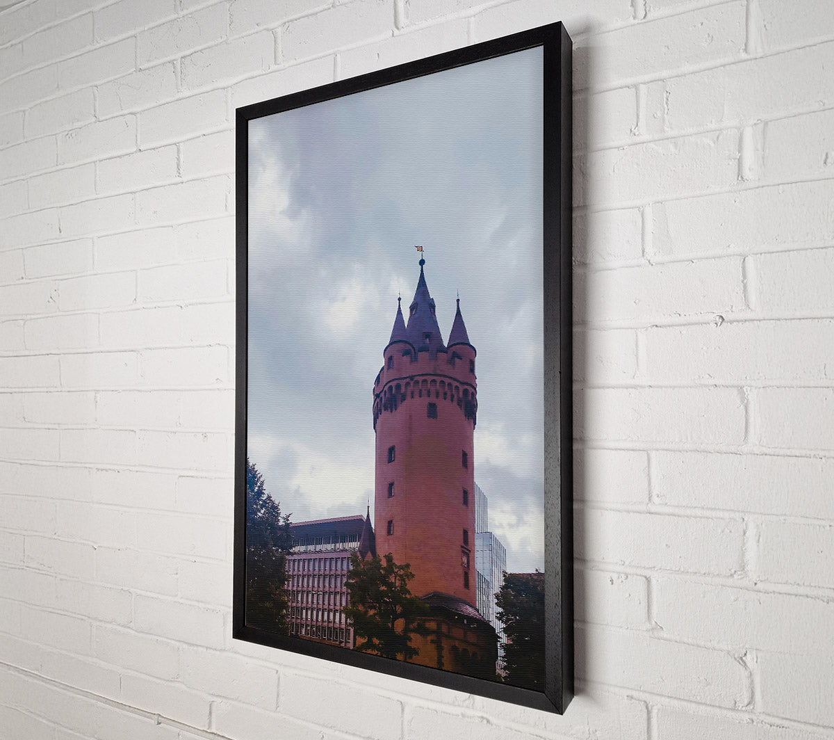 The Pink Tower'S Dream Canvas Wall Art