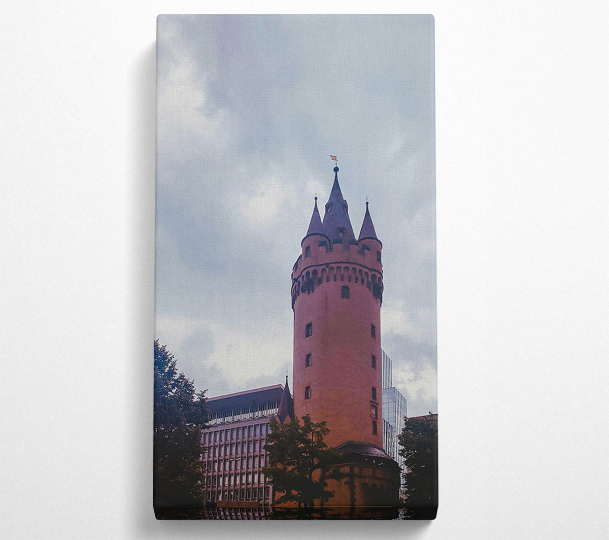 The Pink Tower'S Dream Canvas Wall Art