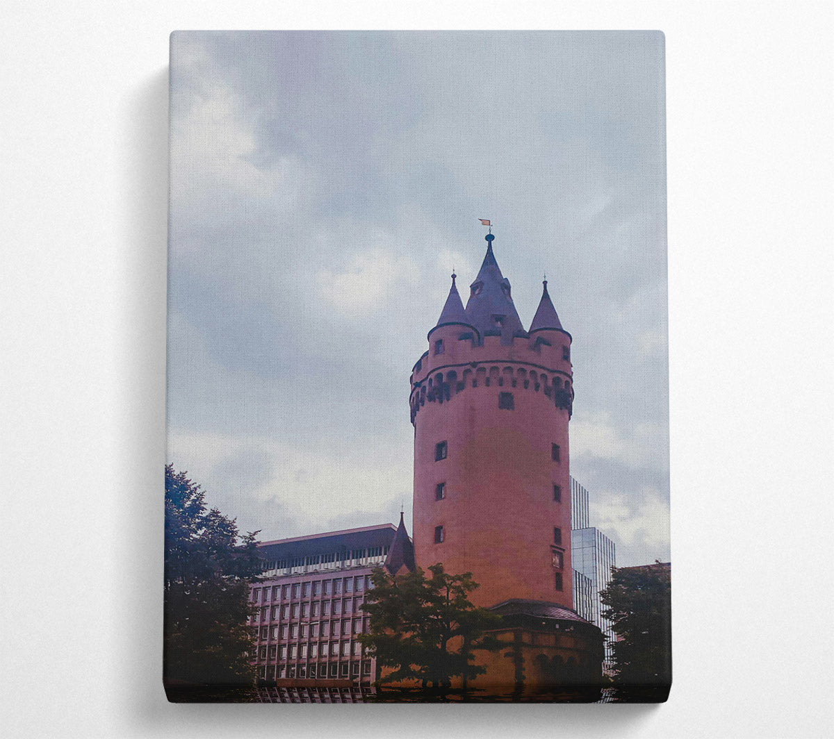 The Pink Tower'S Dream Canvas Wall Art