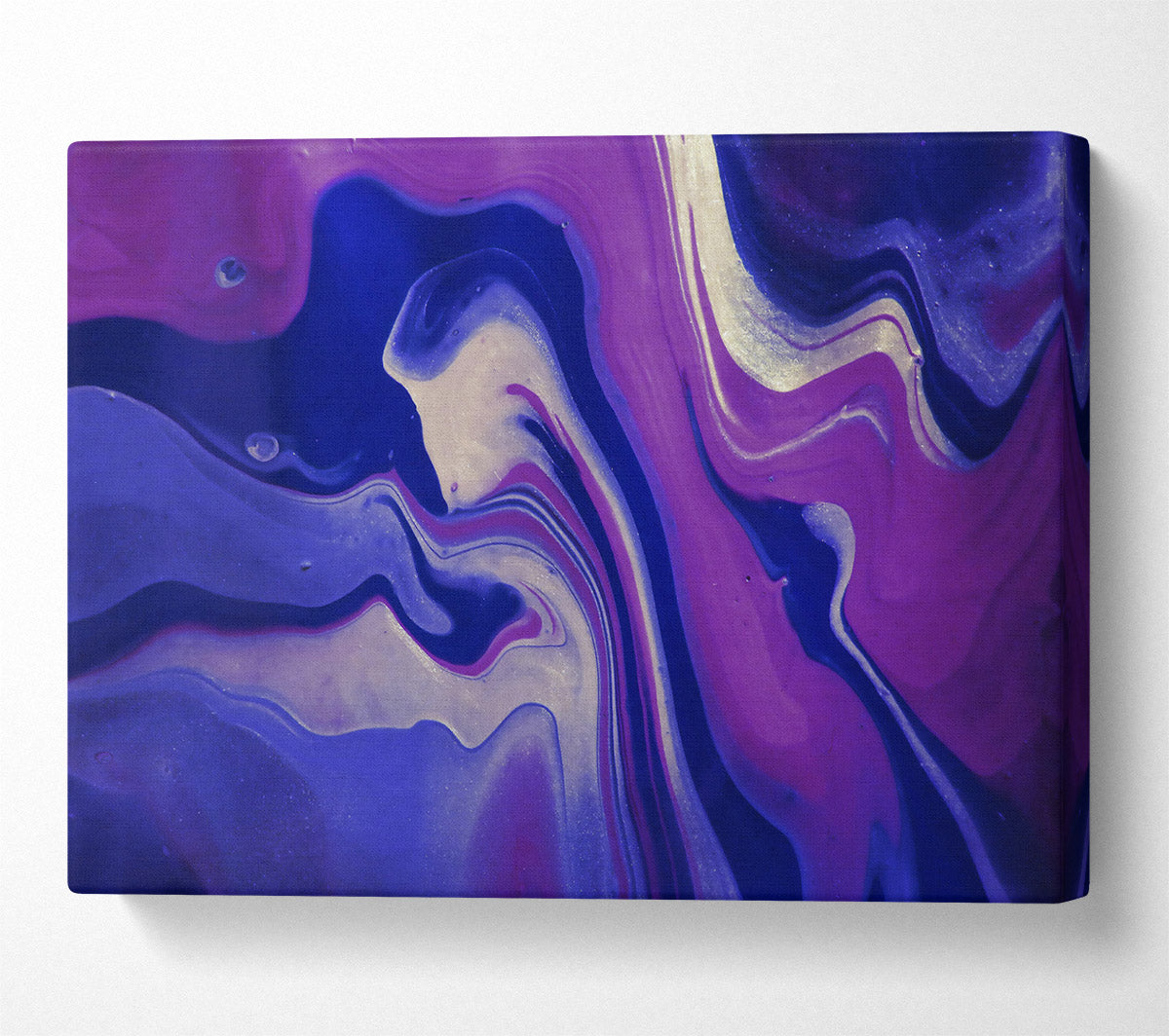 Purple Swirling Dreams Canvas Wall Art