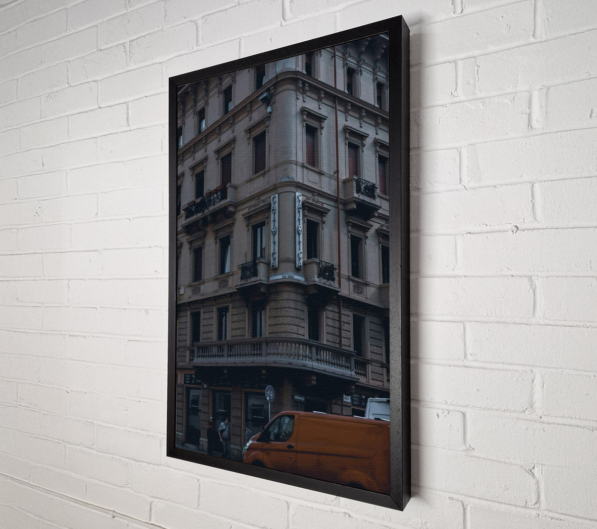 Rusty Urban Corner Canvas Wall Art