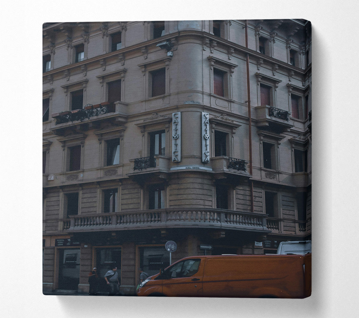 Rusty Urban Corner Canvas Wall Art