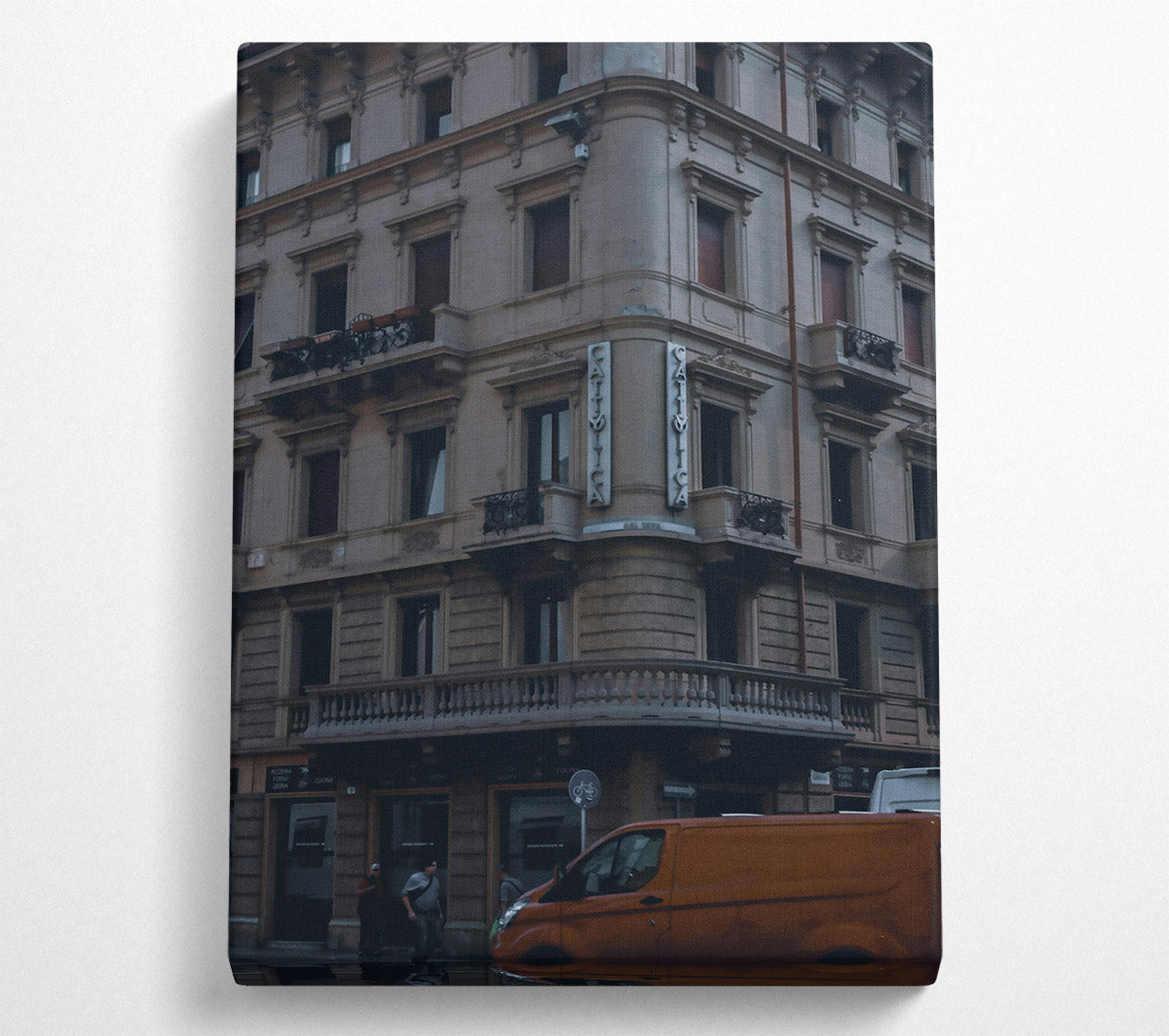 Rusty Urban Corner Canvas Wall Art