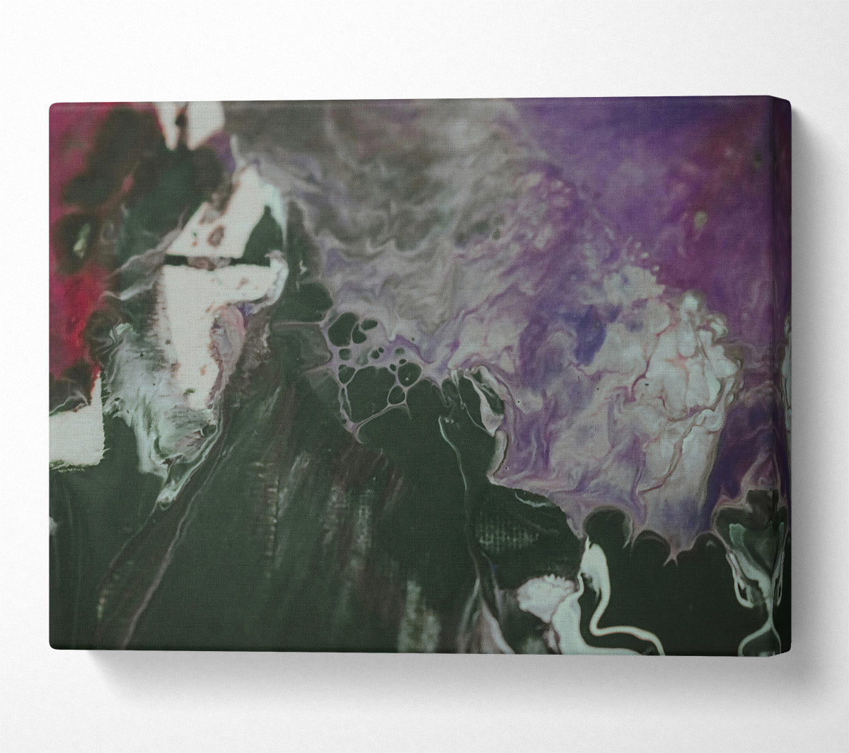 Purple Swirling Dreams Canvas Wall Art