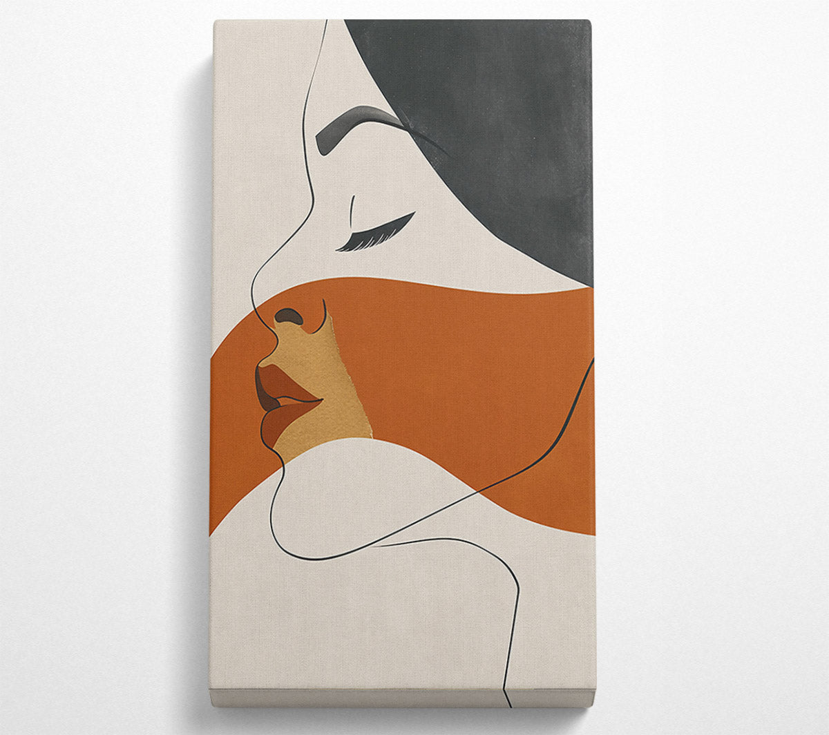 Rust And Line Dream Canvas Wall Art