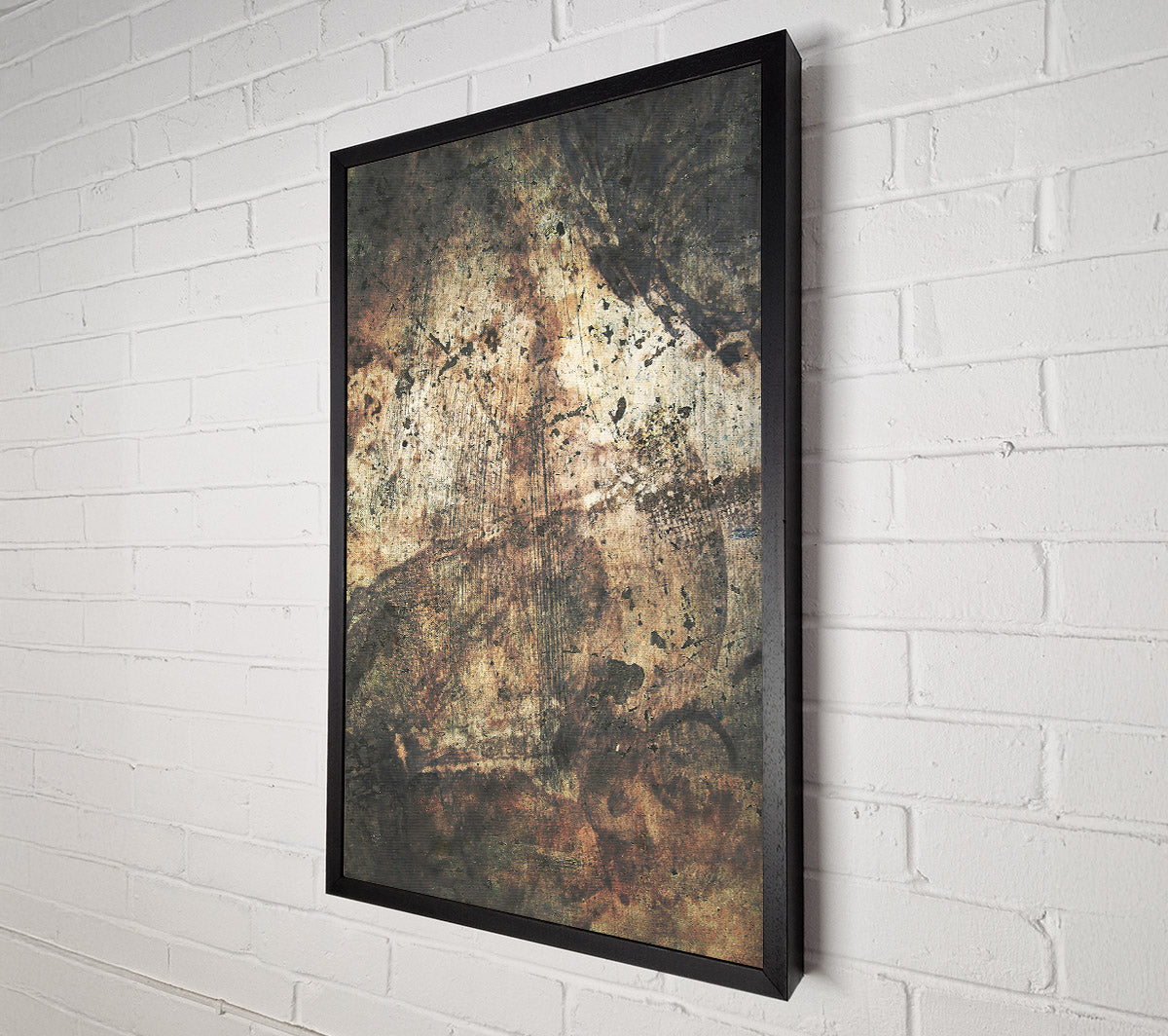 Rust And Ochre Abstract Canvas Wall Art