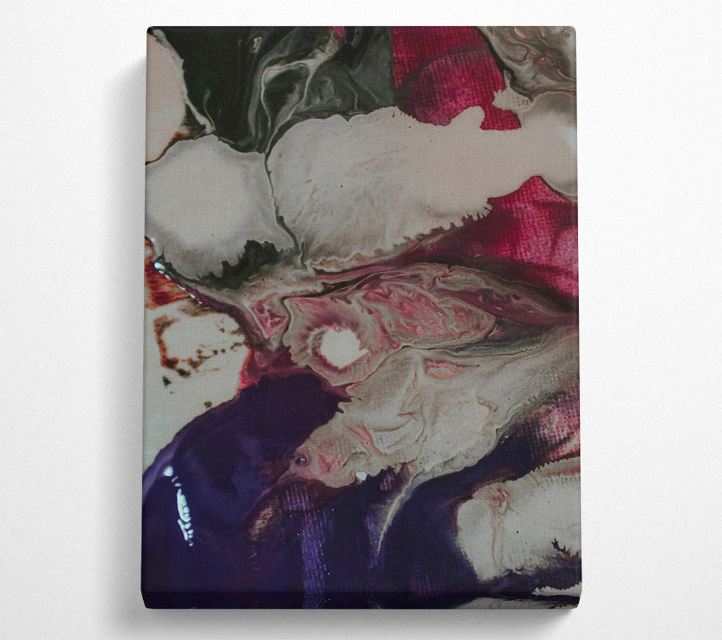 Purple Swirling Dreams Canvas Wall Art