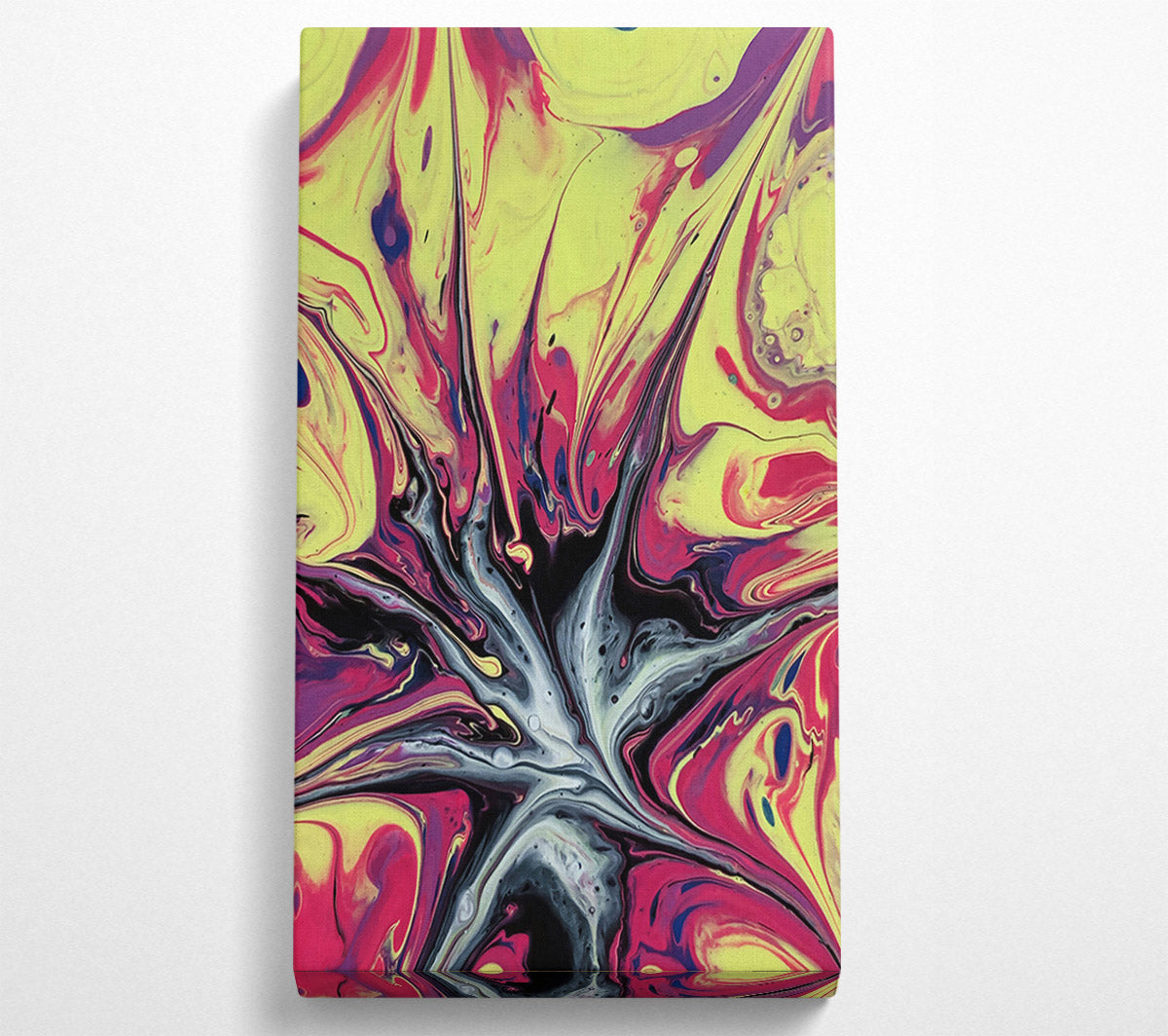 Yellow Burst Of Color Canvas Wall Art