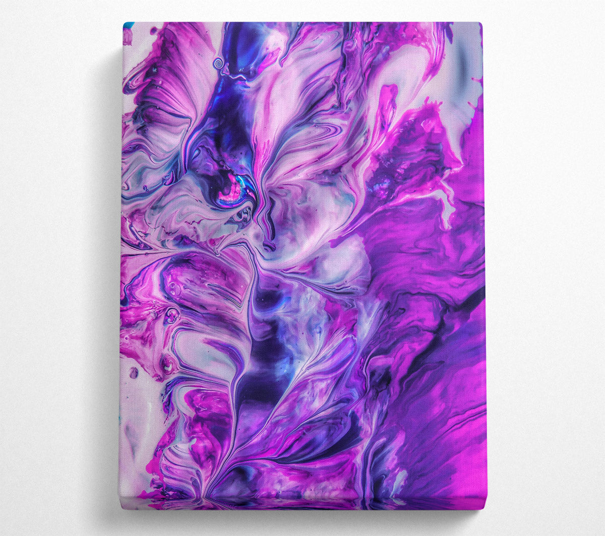 Purple Swirling Dreams Canvas Wall Art