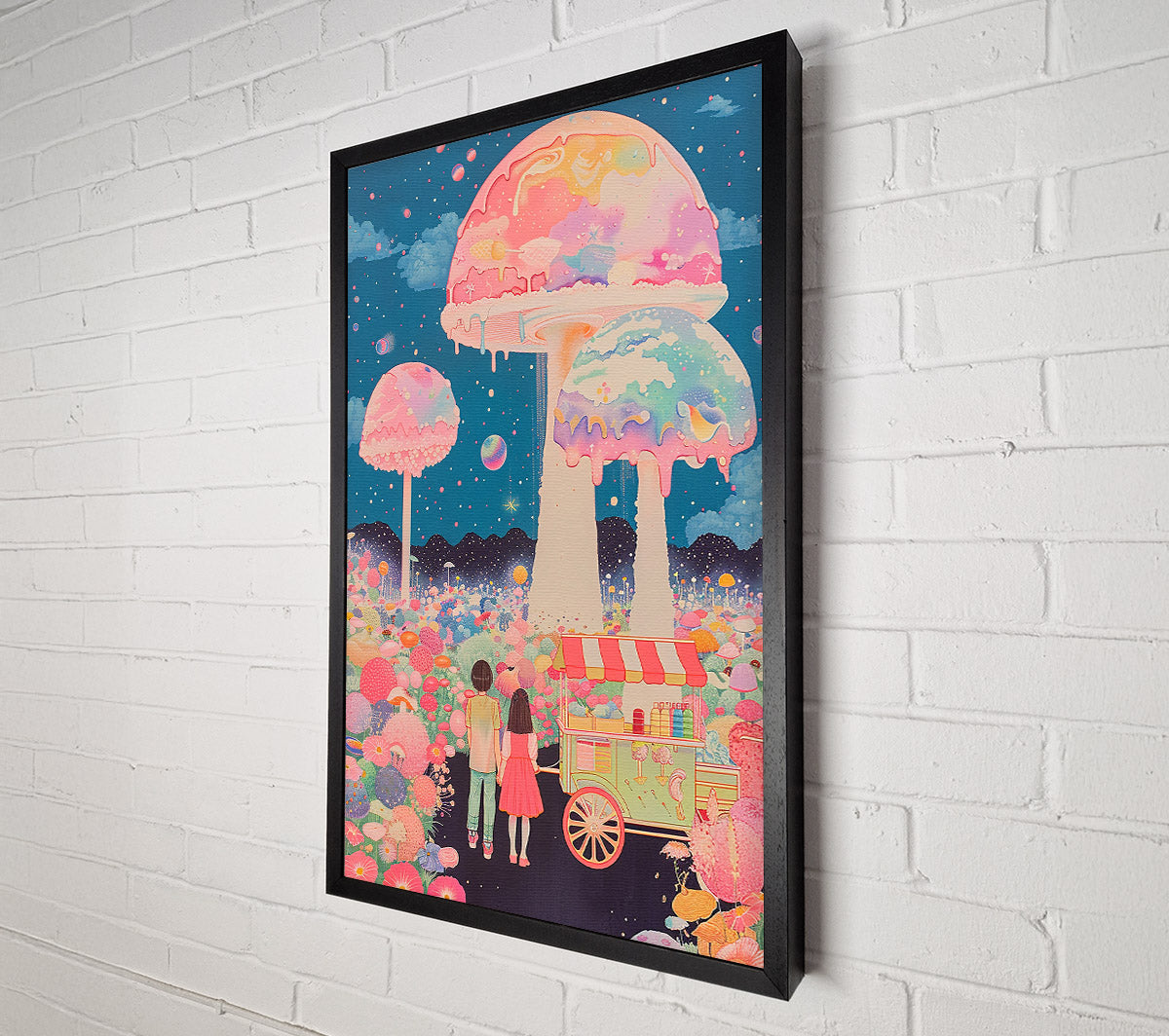 Pink Candyland Dreams Canvas Wall Art